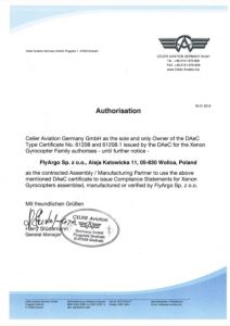 Autorización por R Celier
